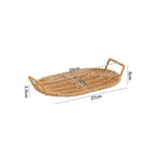 Decorative Woven Serving Bowl | High & Bury