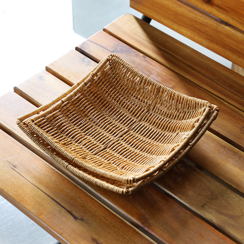 Decorative Woven Serving Bowl | High & Bury