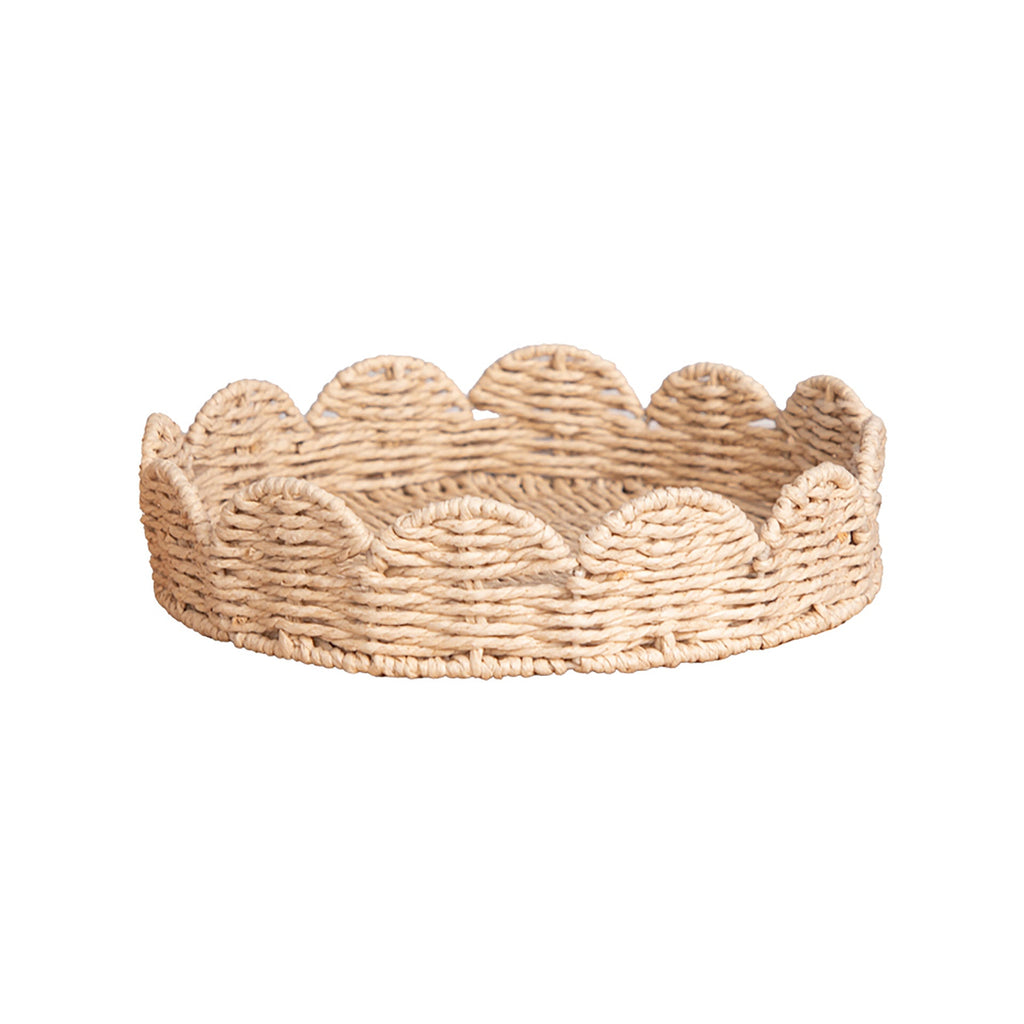 Decorative Woven Serving Trays | High & Bury