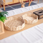 Decorative Woven Serving Trays | High & Bury