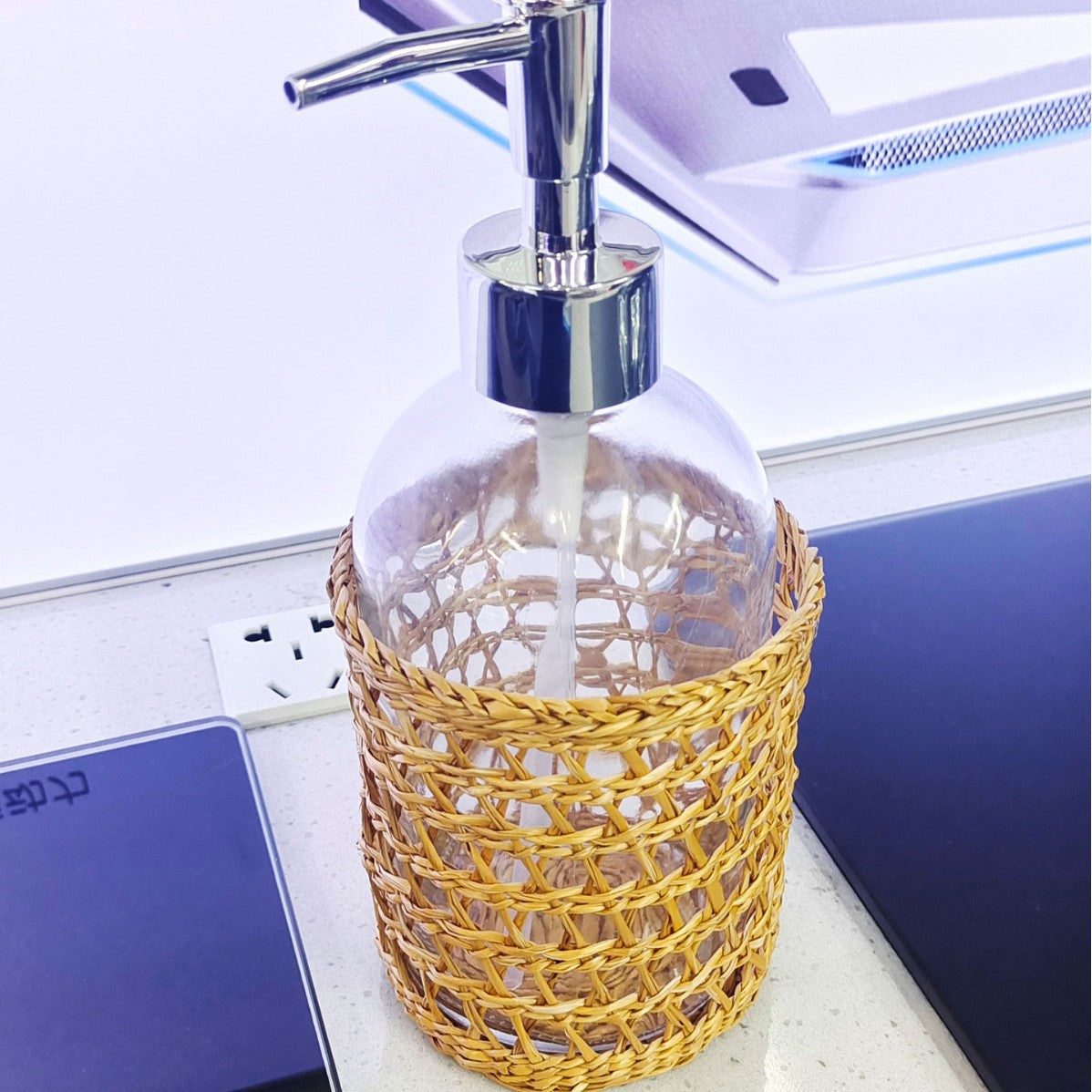 Decorative Woven Soap Dispenser | High & Bury