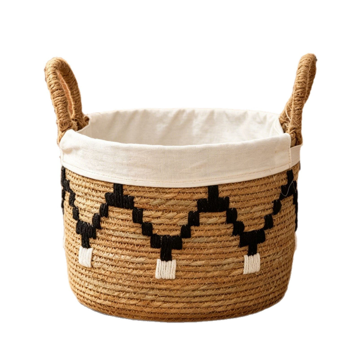 Decorative Woven Storage Basket Large | High & Bury
