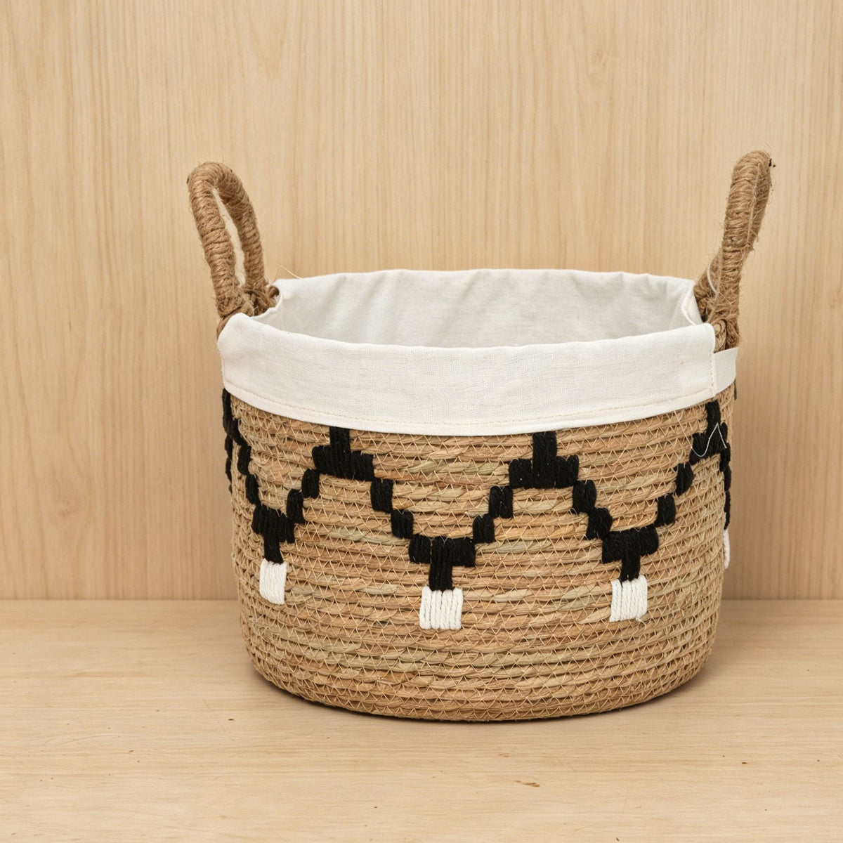 Decorative Woven Storage Basket Large | High & Bury