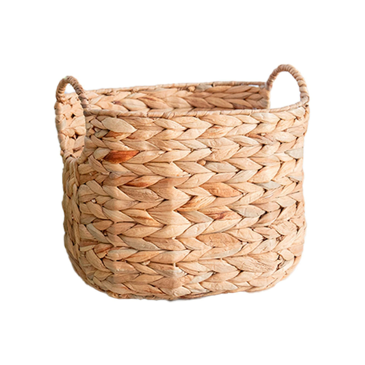 Decorative Woven Storage Basket Natural | High & Bury