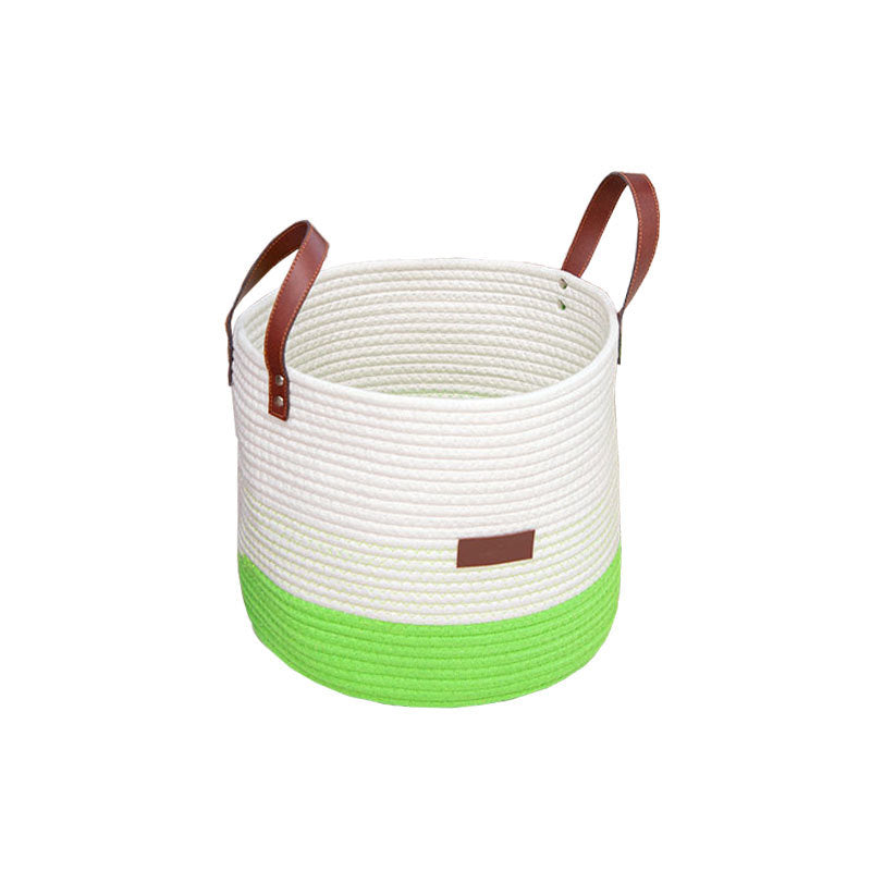 Decorative Woven Storage Bin | High & Bury