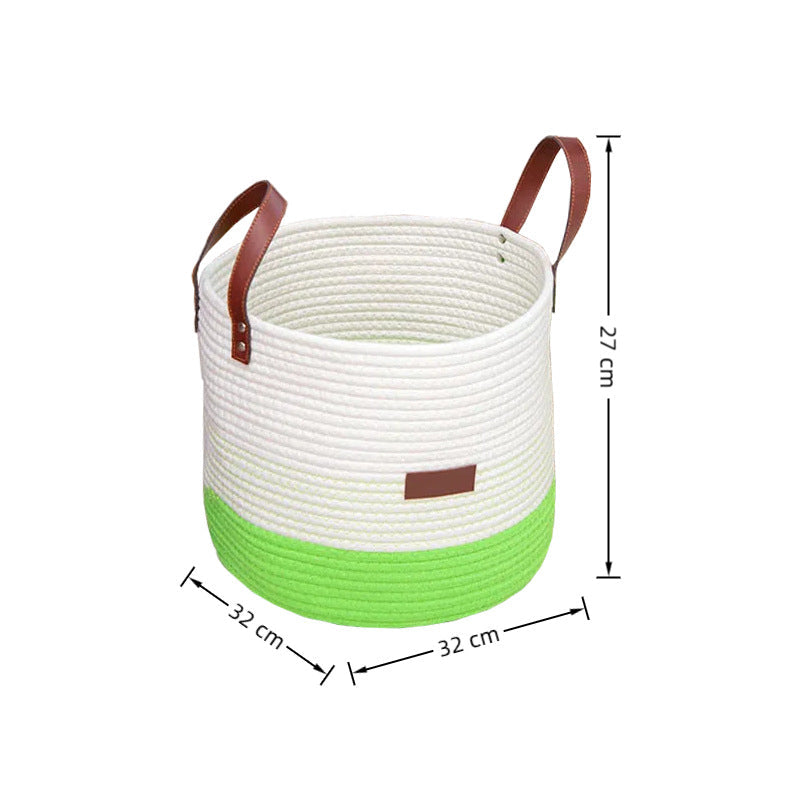 Decorative Woven Storage Bin | High & Bury