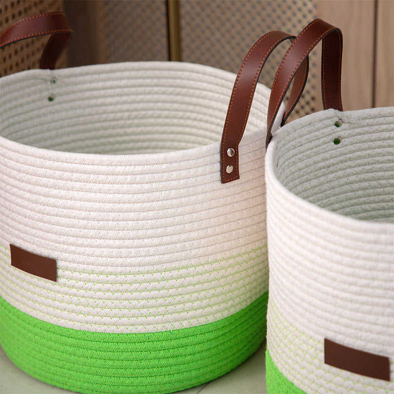 Decorative Woven Storage Bin | High & Bury