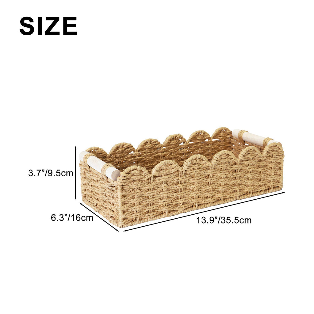 Decorative Woven Storage Caddy | High & Bury
