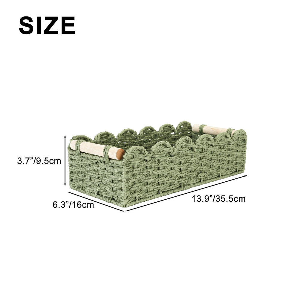 Decorative Woven Storage Caddy | High & Bury
