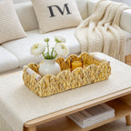 Decorative Woven Storage Tray | High & Bury