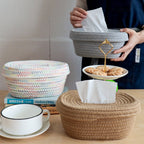 Decorative Woven Tissue Basket | High & Bury