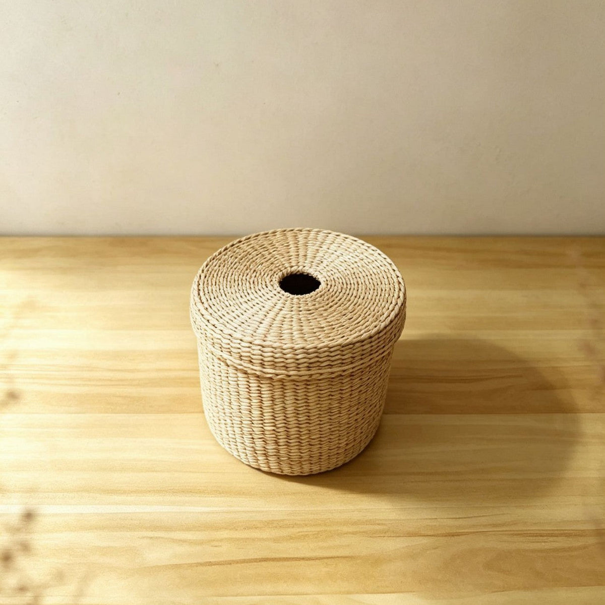 Decorative Woven Tissue Box Cover | High & Bury