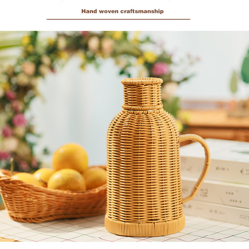 Decorative Woven Water Jug | High & Bury