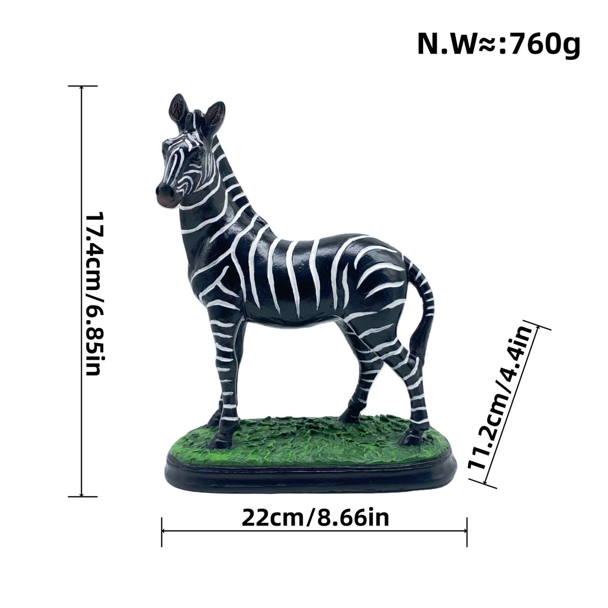 Decorative Zebra Figure | High & Bury