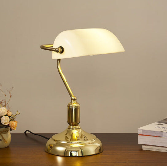 Desk Lamp Gold Turquoise | High & Bury