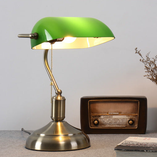 Desk Lamp Gold Turquoise | High & Bury