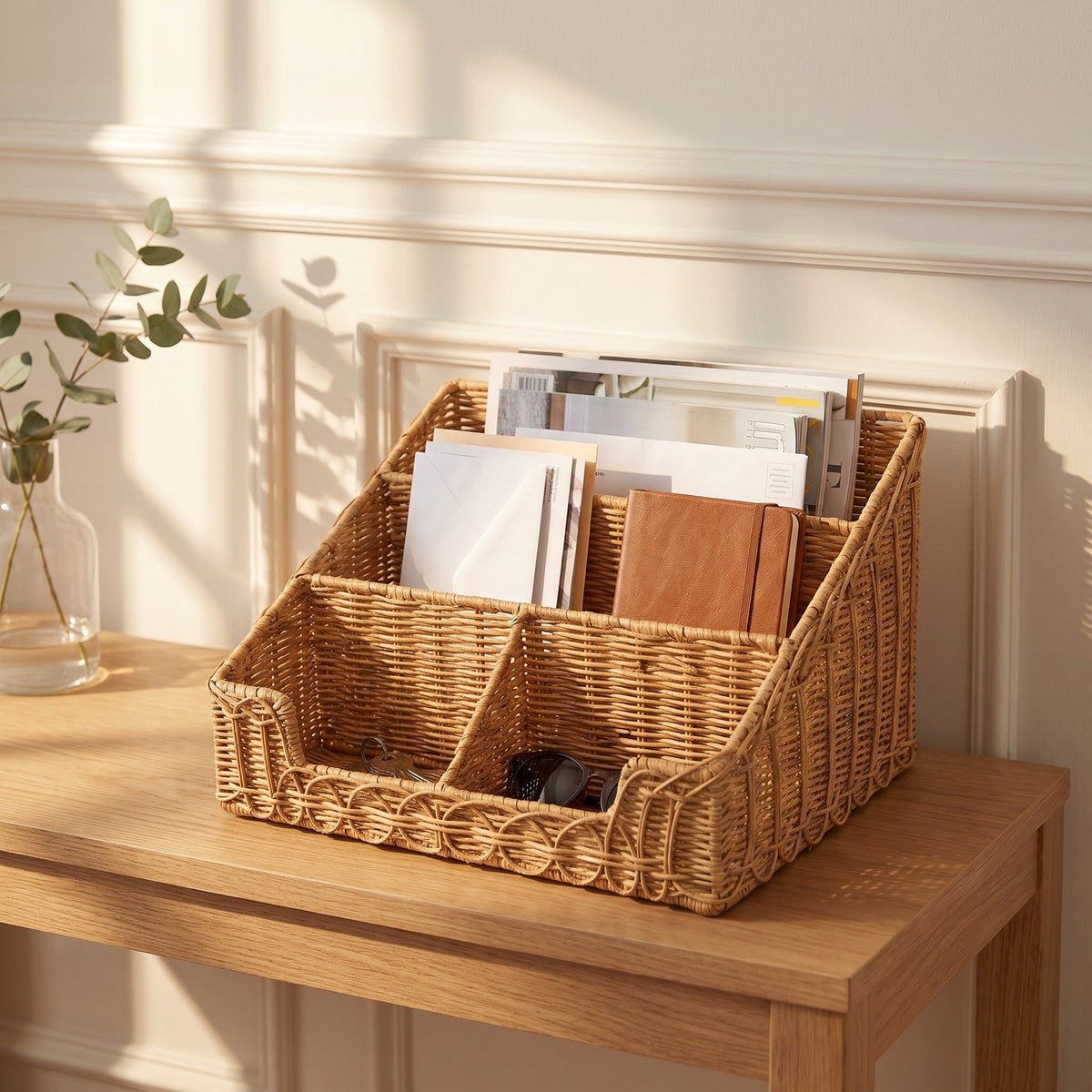 Document Holder Woven Natural Fiber Paper | High & Bury
