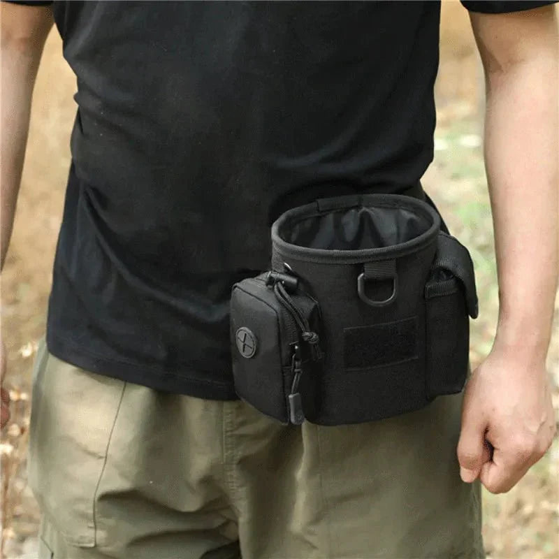 Dog Treat Pouch with Zipped Pockets for Walks and Training, view 5