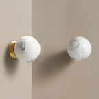 Dorrynta Brass Marble Knobs