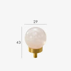 Dorrynta Brass Marble Knobs