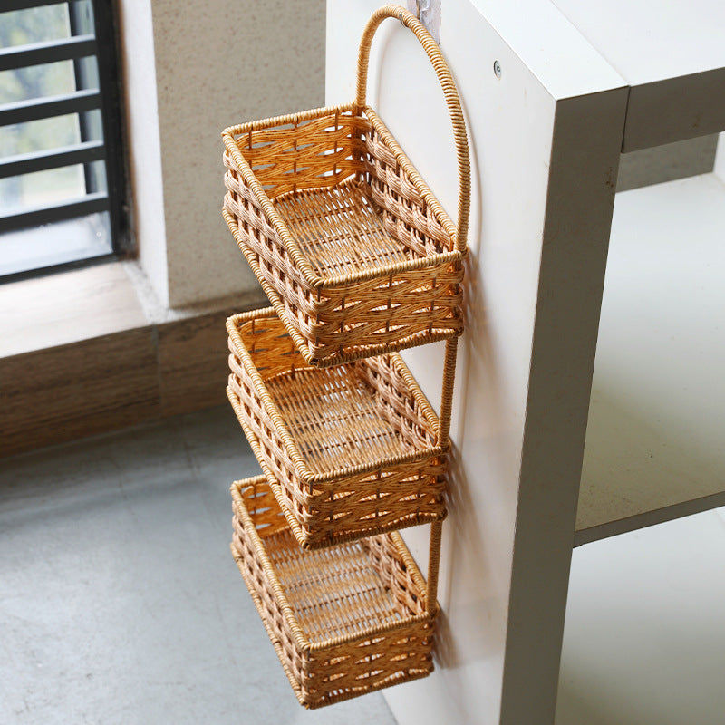 Double Layer Woven Storage Container | High & Bury