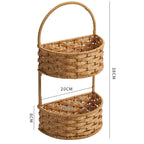 Double Layer Woven Storage Container | High & Bury
