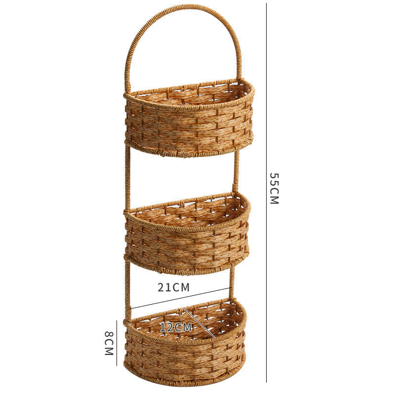 Double Layer Woven Storage Container | High & Bury