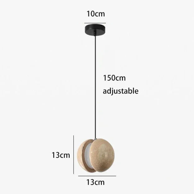 Drebanta Travertine Pendant Lamp