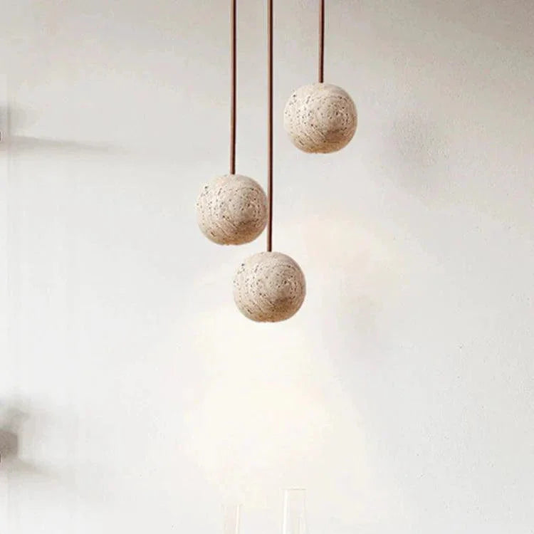 Drenia Travertine Pendant Lamp