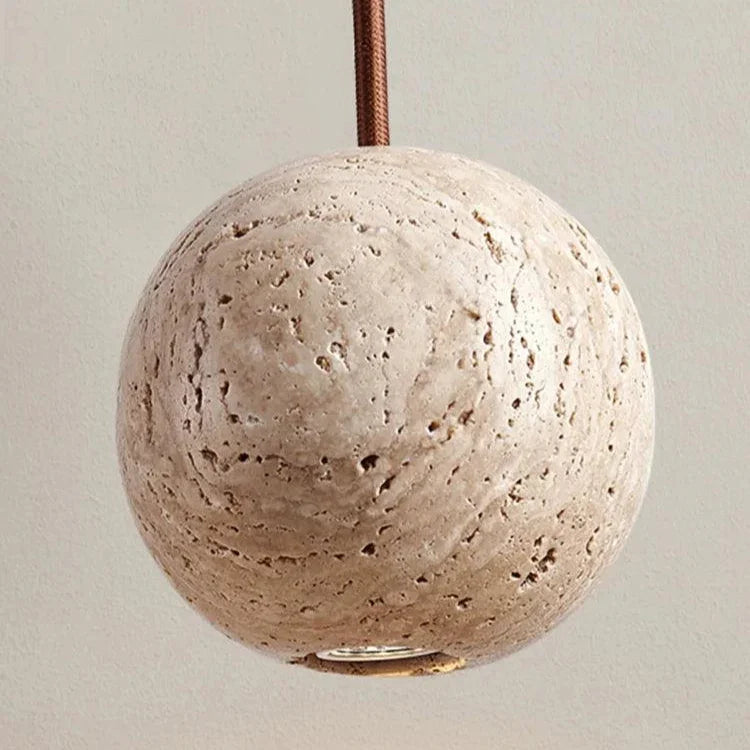 Drenia Travertine Pendant Lamp