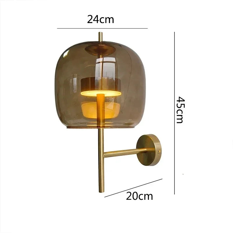 Drerella Glass Wall Lamp