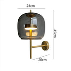 Drerella Glass Wall Lamp