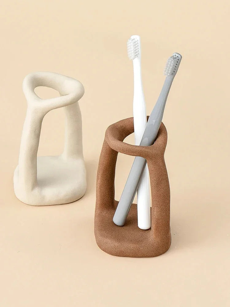 Dresirra Ceramic Toothbrush Holder