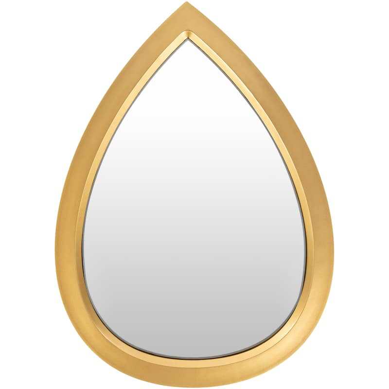 Drop-Shaped Decorative Wall Mirror | High & Bury