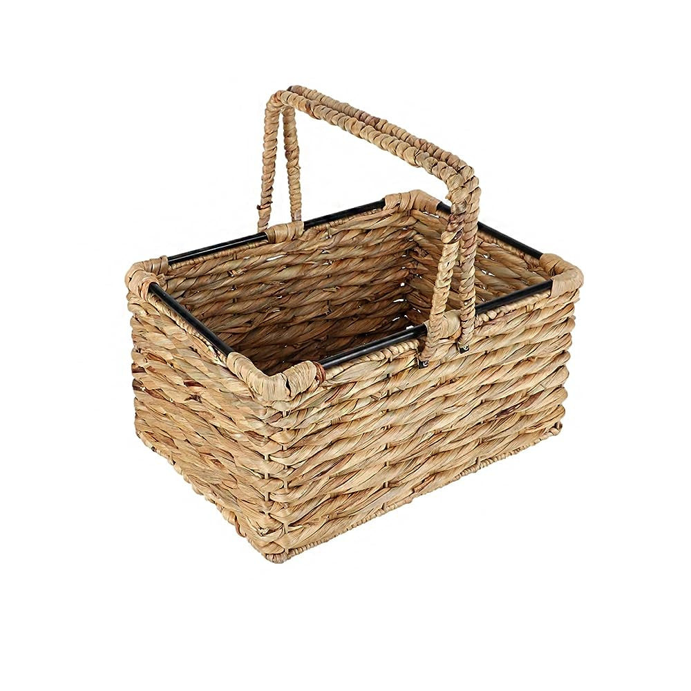 Eco-Friendly Fabric-Lined Storage Basket | High & Bury