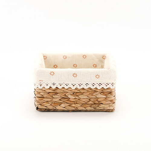 Eco-Friendly Fabric-Lined Storage Basket | High & Bury