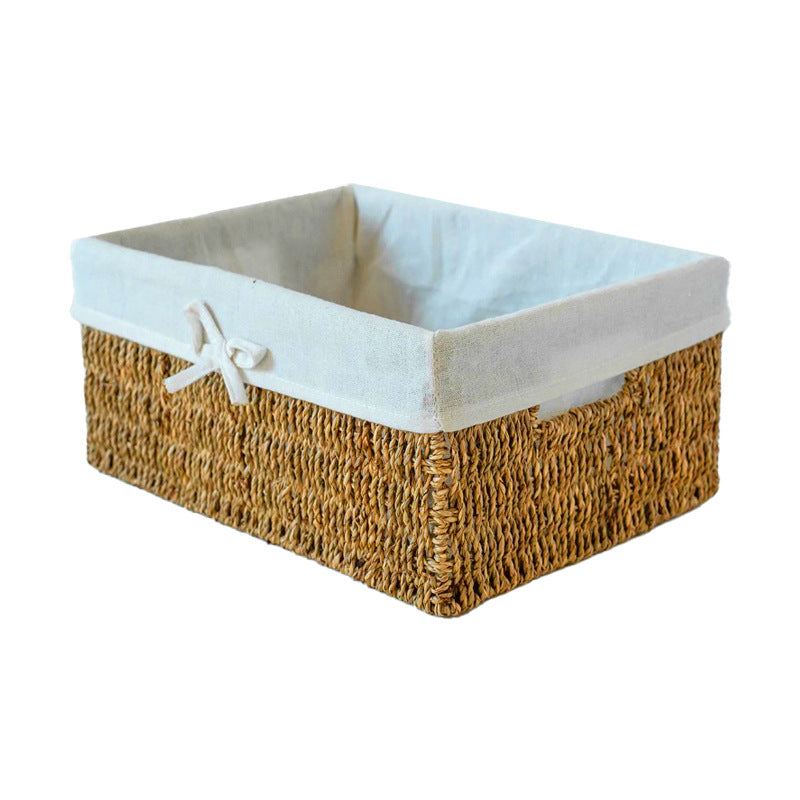 Eco-Friendly Fabric-Lined Storage Basket | High & Bury