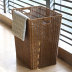 Eco-Friendly Woven Storage Basket Light Brown | High & Bury