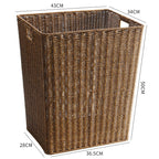 Eco-Friendly Woven Storage Basket Light Brown | High & Bury