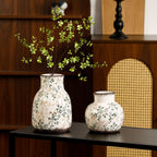 Elegant and Artistically Decorated Ceramic Vase | High & Bury