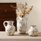 Elegant and Artistically Decorated Ceramic Vase | High & Bury