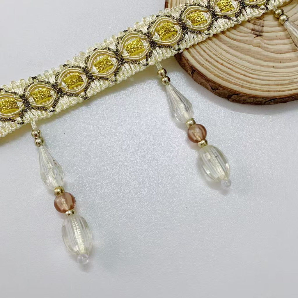 Elegant and Eye-Catching Trimming with Glass Crystals | High & Bury