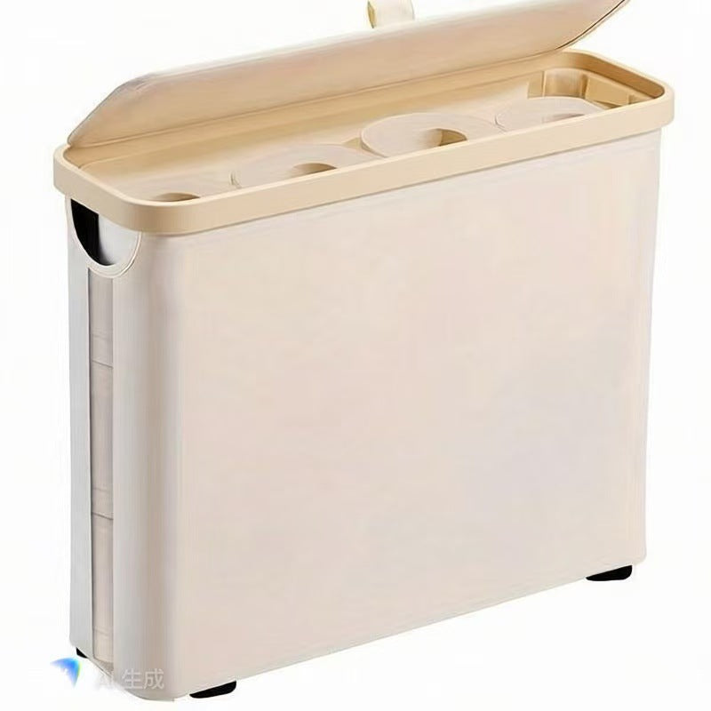 Elegant and Functional Storage Basket with Practical Lid | High & Bury