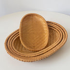 Elegant and Handwoven Fruit Serving Platter | High & Bury
