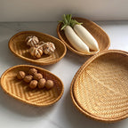 Elegant and Handwoven Fruit Serving Platter | High & Bury