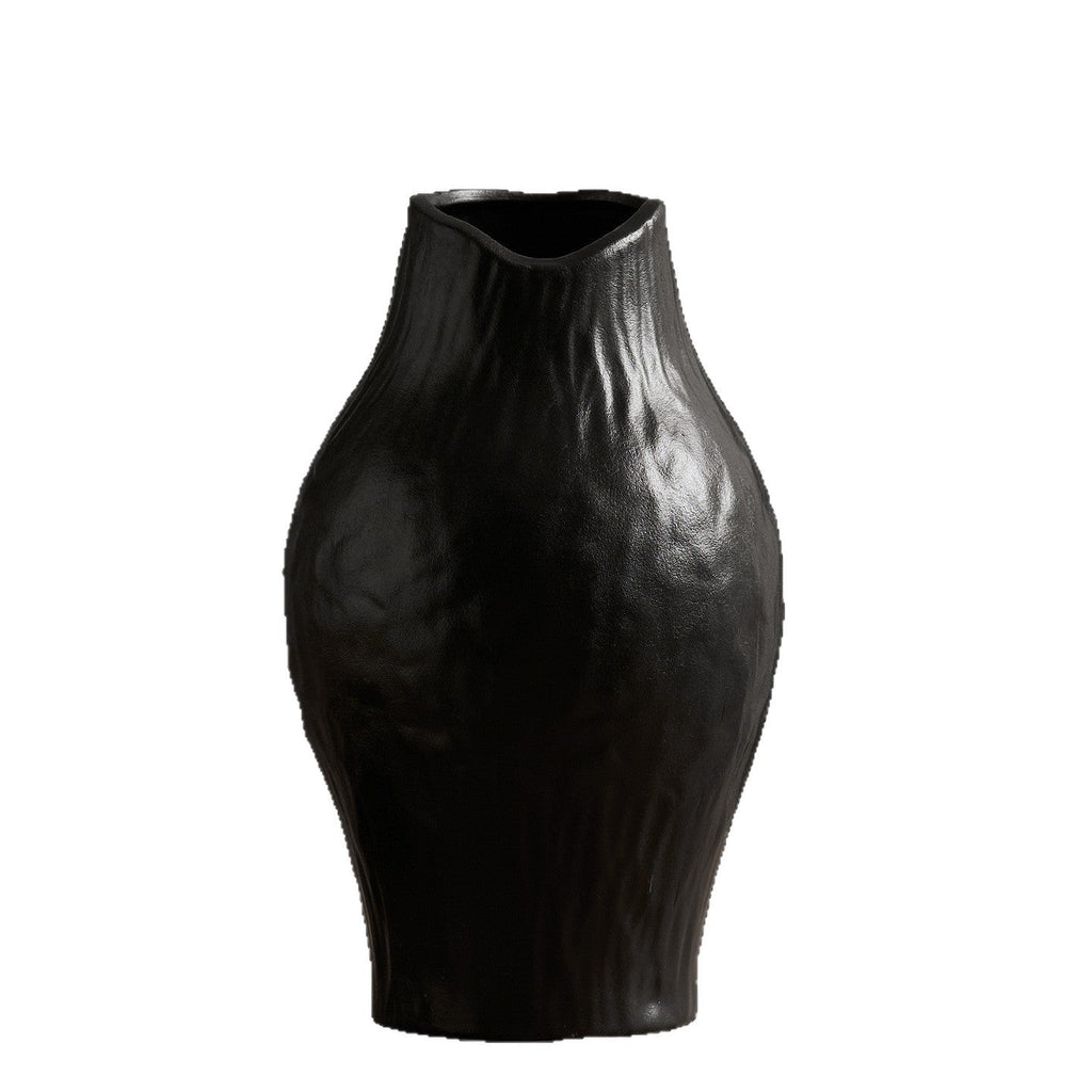 Elegant and Modern Ceramic Vase White Black | High & Bury