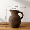 Elegant and Rustic Ceramic Carafe | High & Bury