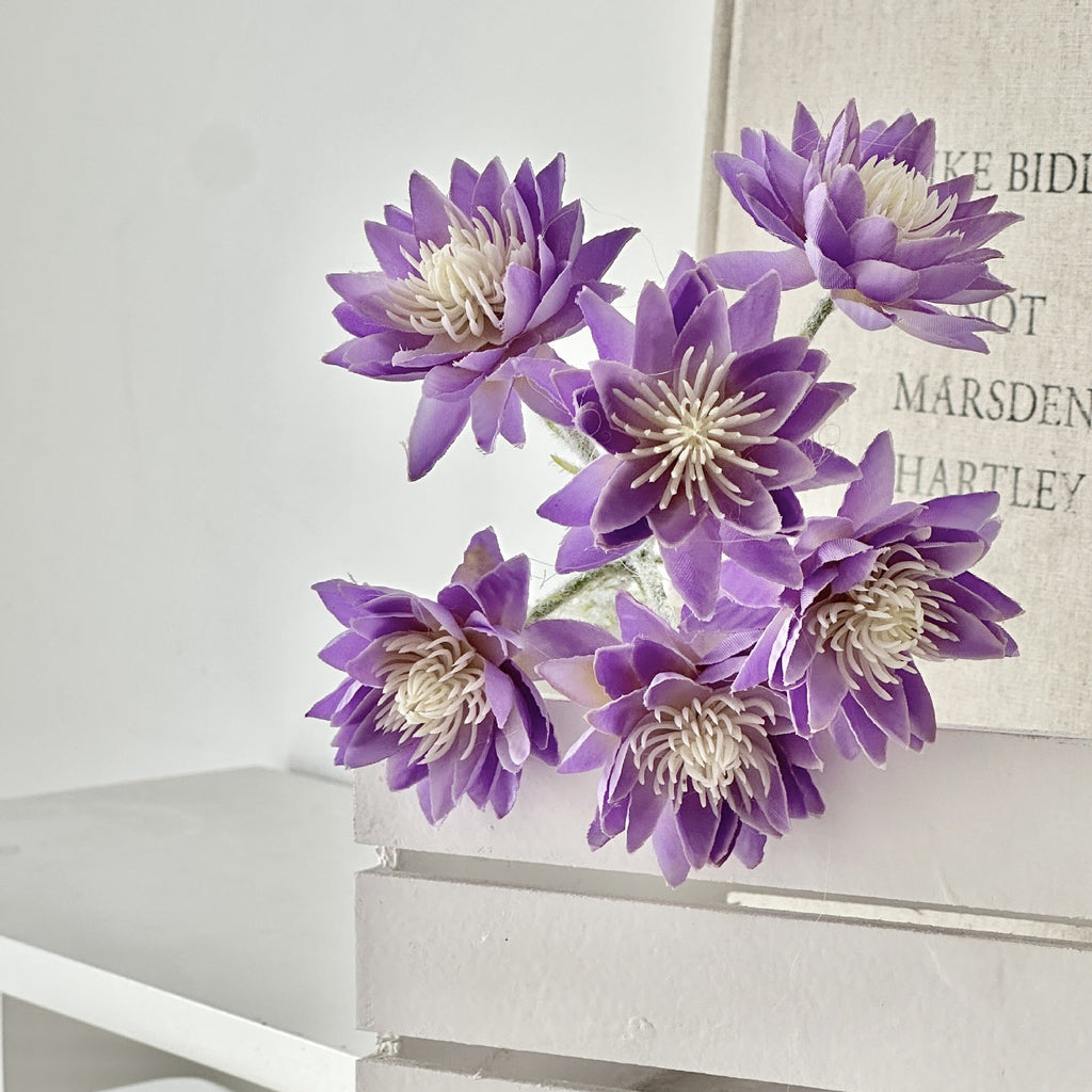 Elegant Artificial Flower Bouquet White Pink | High & Bury