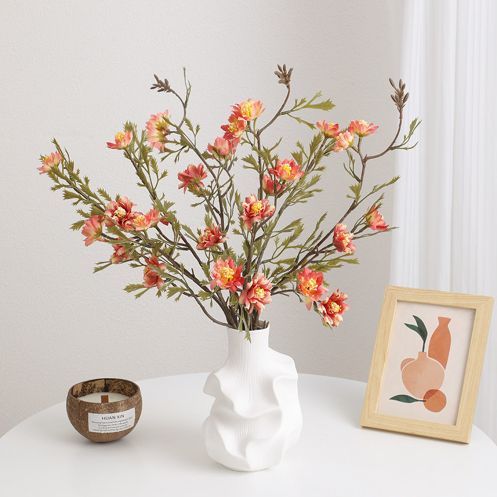 Elegant Artificial Flower Branch with Detail-Loving Blossoms | High & Bury