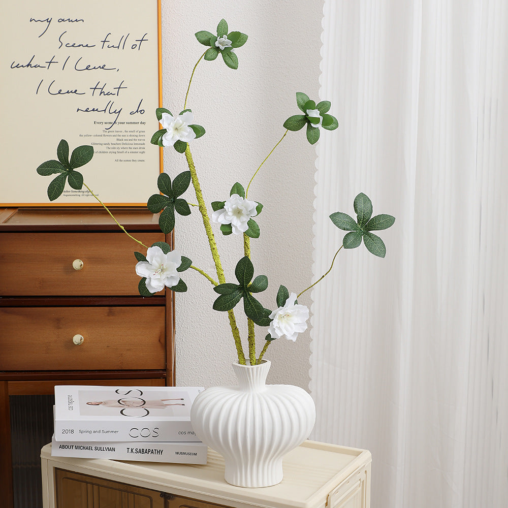 Elegant Artificial Flower Branch with Realistic Blooms and Leaves | High & Bury